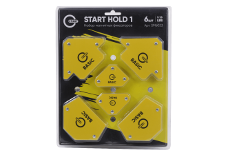 Набор магнитных фиксаторов START HOLD 1 (4шт 11кг "25 LBS" / 2шт 4кг "9 LBS") SM6033 – svarkult.by
