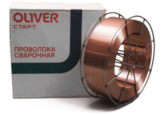 Проволока сварочная омедненная OLIVER Св-08Г2С-О 1,0 мм 15 кг – svarkult.by