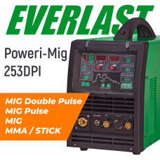 EVERLAST Poweri-MIG 253DPI (MIG/MAG) Сварочный полуавтомат с пульсом – svarkult.by