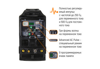 EVERLAST PowerTig 255 EXT (AC/DC) Установка аргонодуговой сварки – svarkult.by